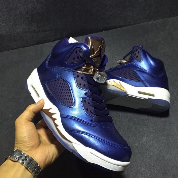 Blue retro 5s - Picture 1 of 1